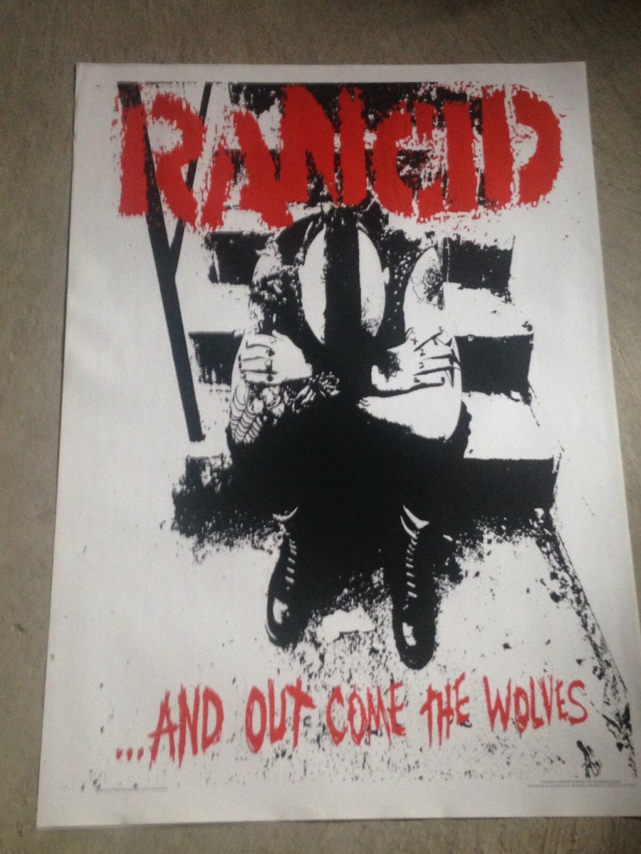 RANCID RARE NEW POSTER 25”x35.25” VINTAGE PUNK ROCK and out