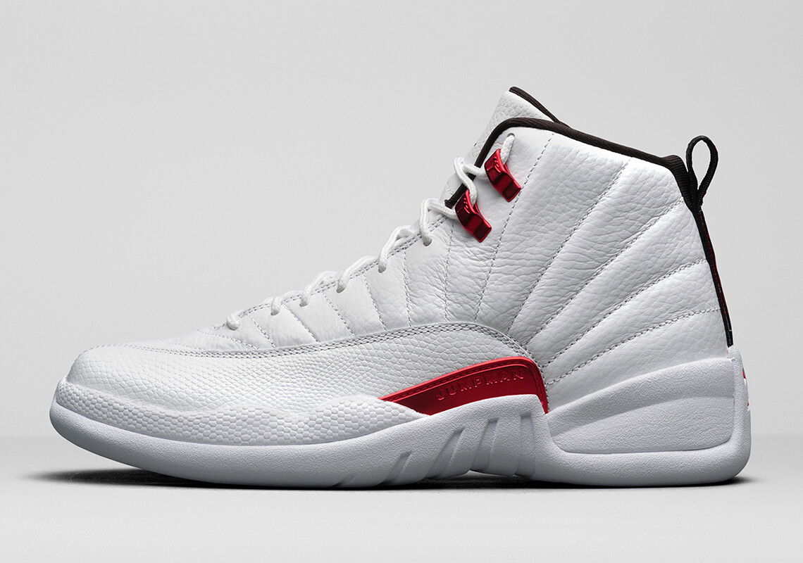 Nike Air Jordan 12 Retro Size 8. CT8013-106 White Red Twist | eBay