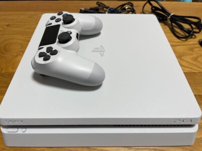 SONY PS4 PlayStation 4 Slim CUH-2200B B02 Glacier White HDD 1TB
