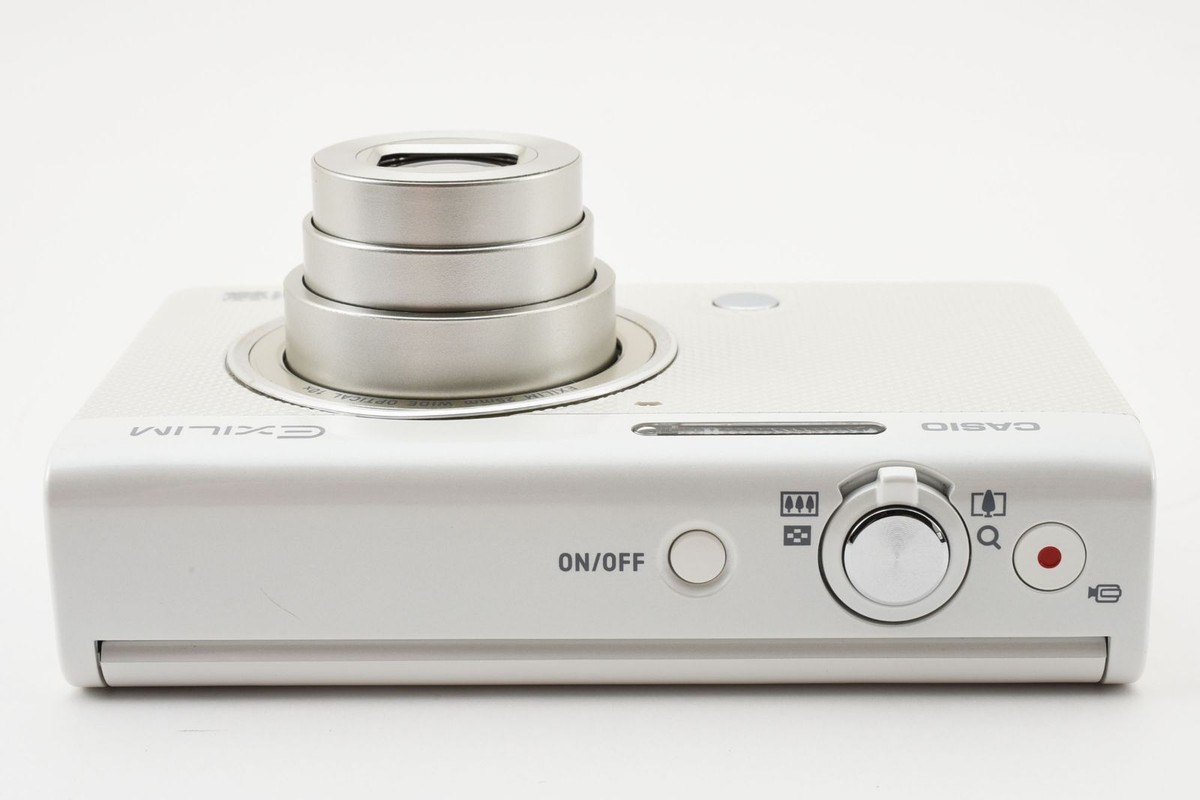 Casio EXILIM EX-ZR70 compact digital camera white English language