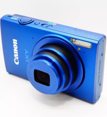 Canon IXY 420F 420 F PowerShot ELPH 320 HS IXUS 240 HS blue bundle