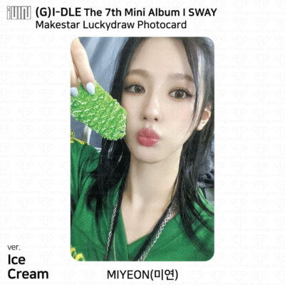 G)I-DLE G-IDLE 7th Mini Album I SWAY Makestar Lucky Draw Photocard