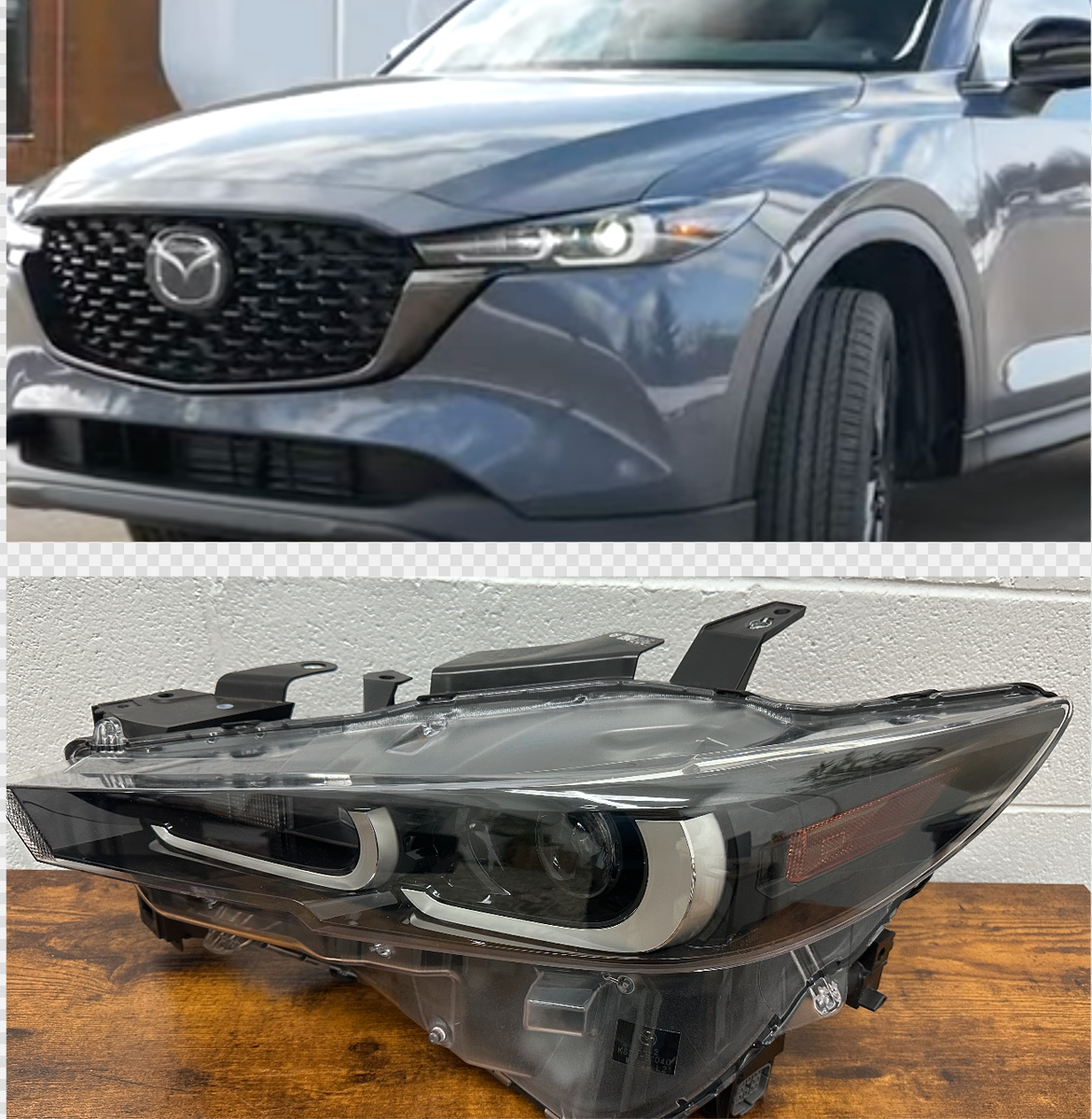 2022-2025 MAZDA CX-5 LEFT DRIVER LED HEADLIGHT LH Non-AFS-DRL OEM