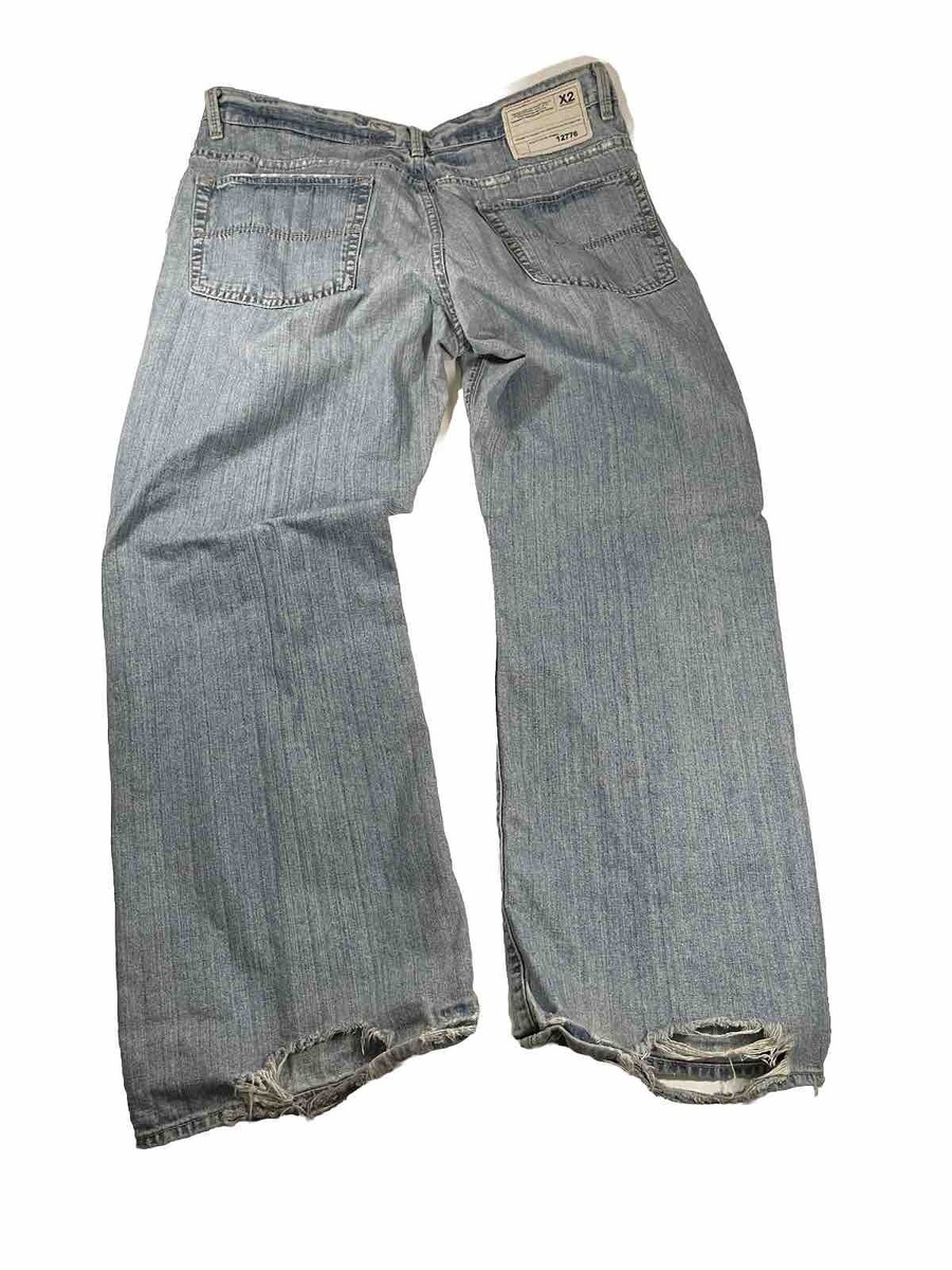 X2 Denim Laboratory Jeans Mens 36x30 (36x29) Distressed Holes