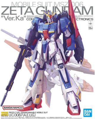 MG Master Grade MSZ-006 Z Zeta Gundam Ver.Ka 1/100 model kit