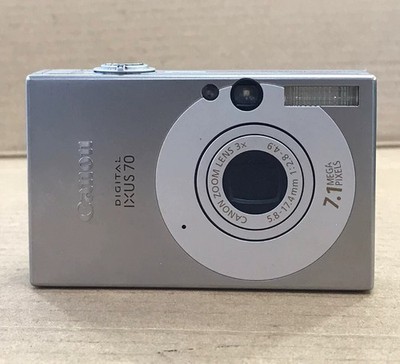 Canon IXUS 70 Digital Camera Silver 7.1MP 3x Optical Zoom | eBay