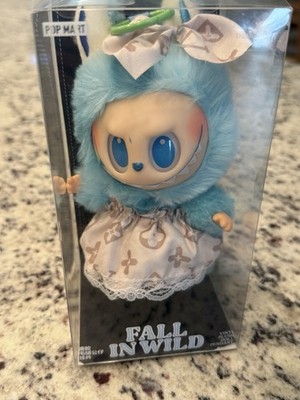 New AUTHENTIC POPMART Labubu Fall In Wild “ HOPE” Blue Teddy