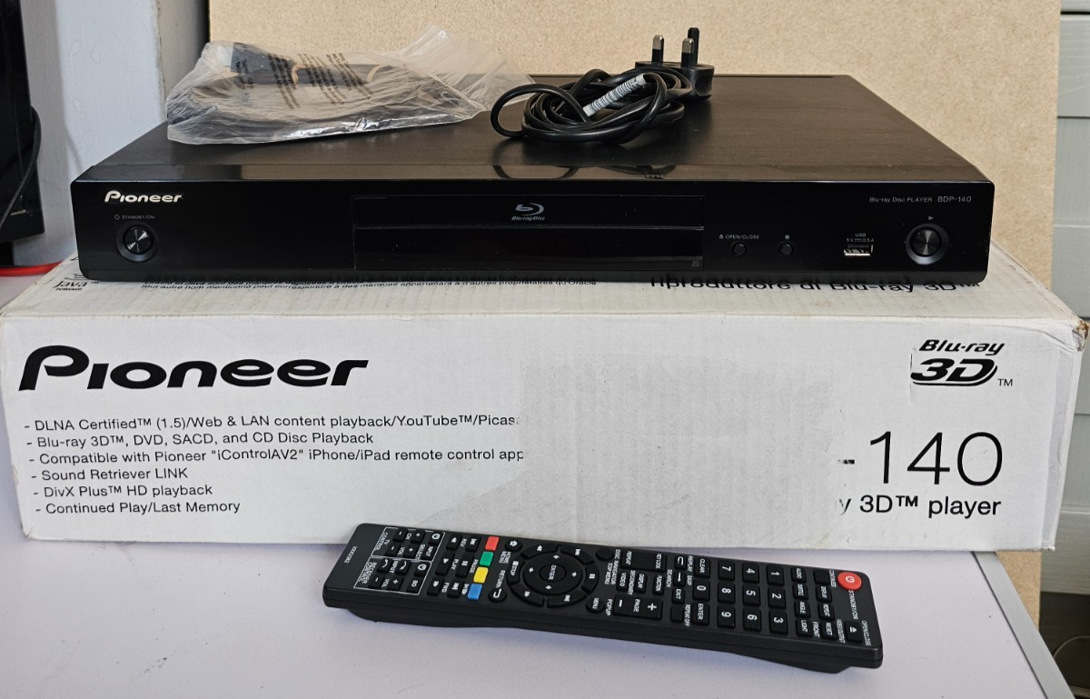 Pioneer BDP-140 3D Blu-Ray Player for sale online | eBay UK