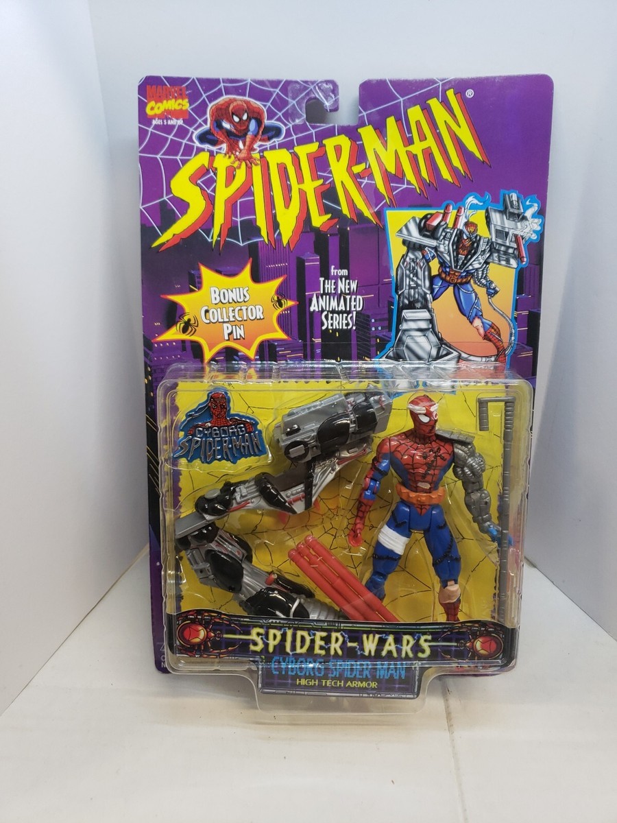 TOYBIZ SPIDER WARS CYBORG SPIDER MAN | eBay