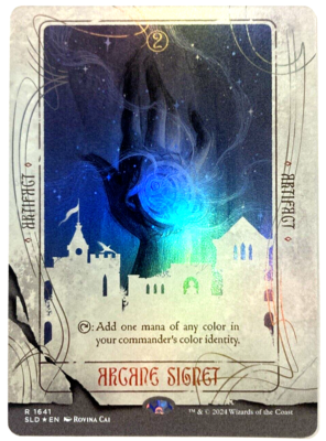 MTG Arcane Signet RAINBOW FOIL Secret Lair Rovina Cai 1641 NM | eBay
