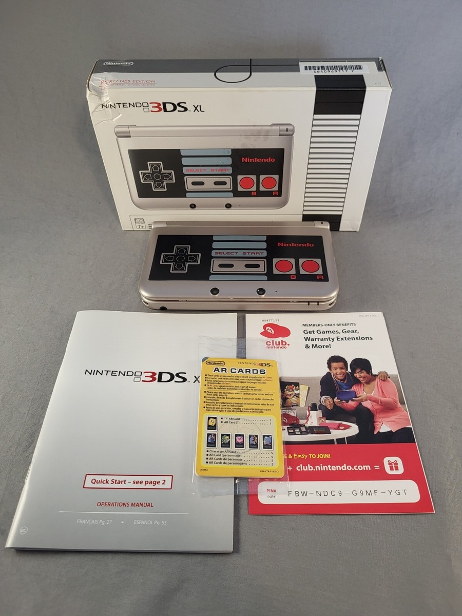 Nintendo 3DS XL - Retro NES Edition - SPR-001 - Complete In Box
