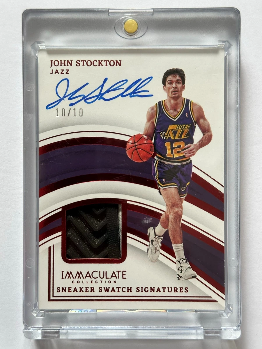John Stockton Basketball Autographed Sports Trading Cards