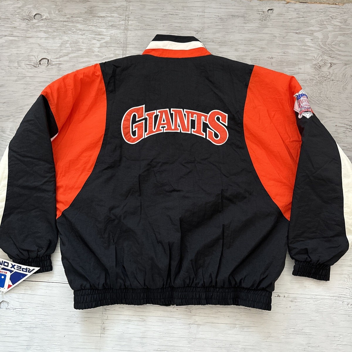 Vintage NEW W/ TAGS 90s MLB APEX SF San Francisco Giants Full Zip
