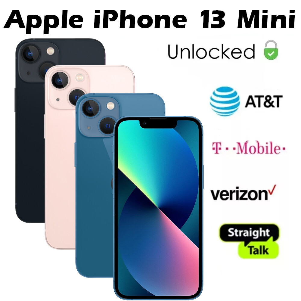 New-Sealed Apple iPhone 13 MINI 256GB 128GB Factory Unlocked 2