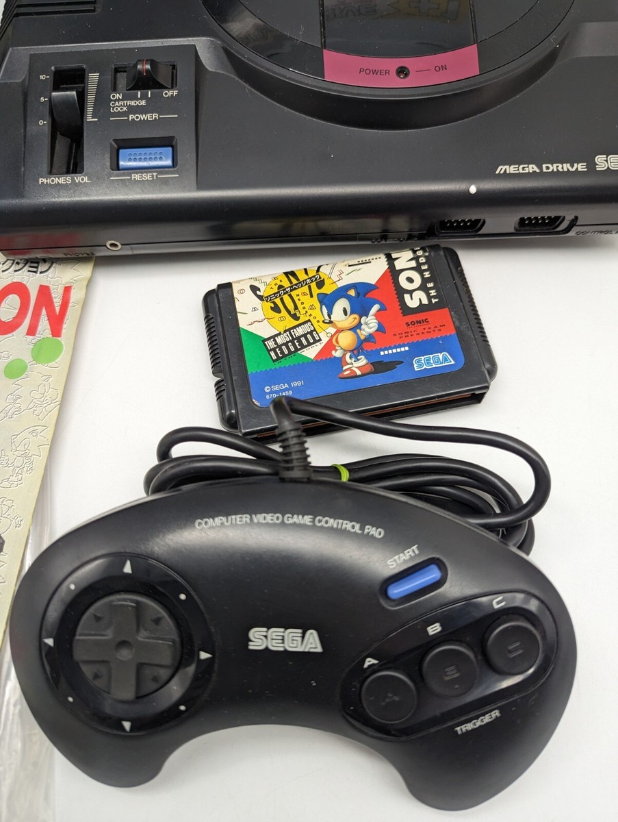 Boxed: Mega Drive PLUS 1 SONIC Console HAA-2510 Sega Genesis