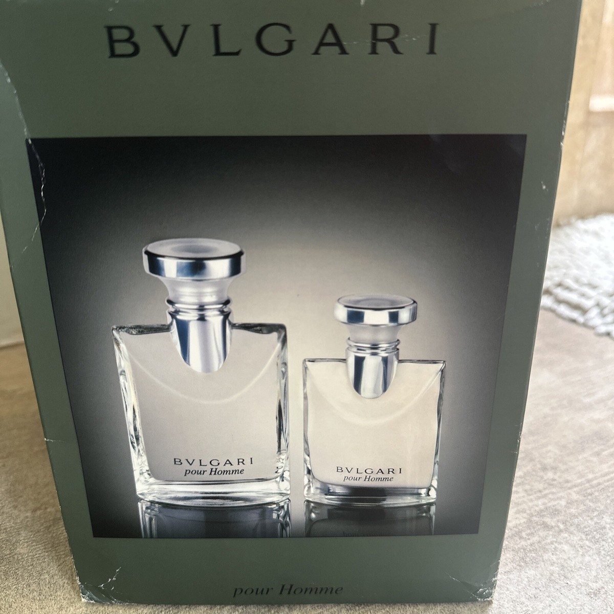 Bvlgari Pour Homme EDT 3.4oz gift set NEW IN BOX. Vintage | eBay
