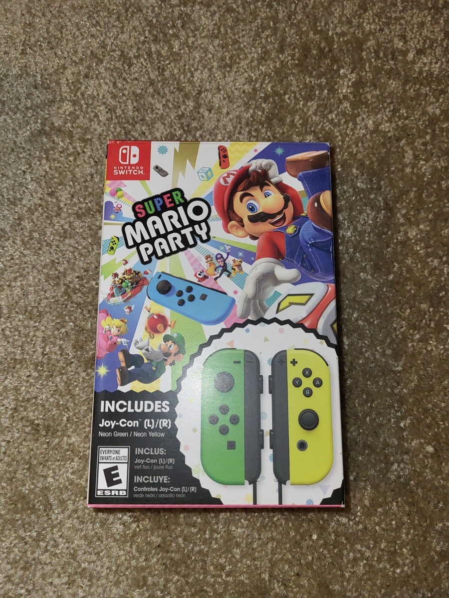 Super Mario Party Joy Con Bundle Nintendo Switch NEW SEALED