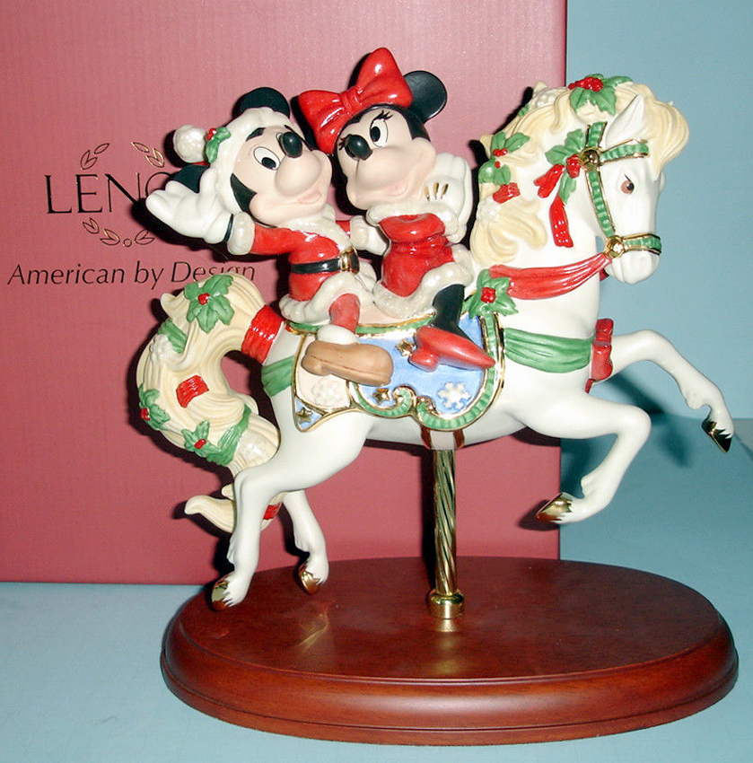 LENOX Mickey's Carousel Romance Lenox Mickey's Carousel Romance