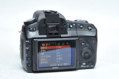 Sony Alpha DSLR-A350 DSLR Camera w/28-80mm AF Lens *JAPANESE Menus