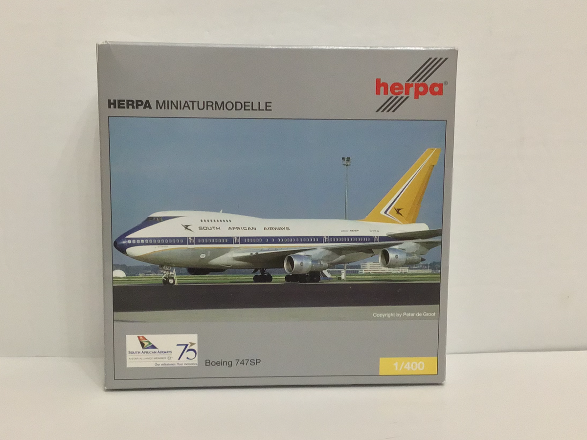 Herpa 1:400 SOUTH AFRICAN AIRWAYS Boeing 747SP | eBay