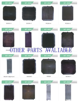 4448338 RADIATOR FITS HITACHI ZAX200 ZAX225 ZAX230 ZAX240,6BG1