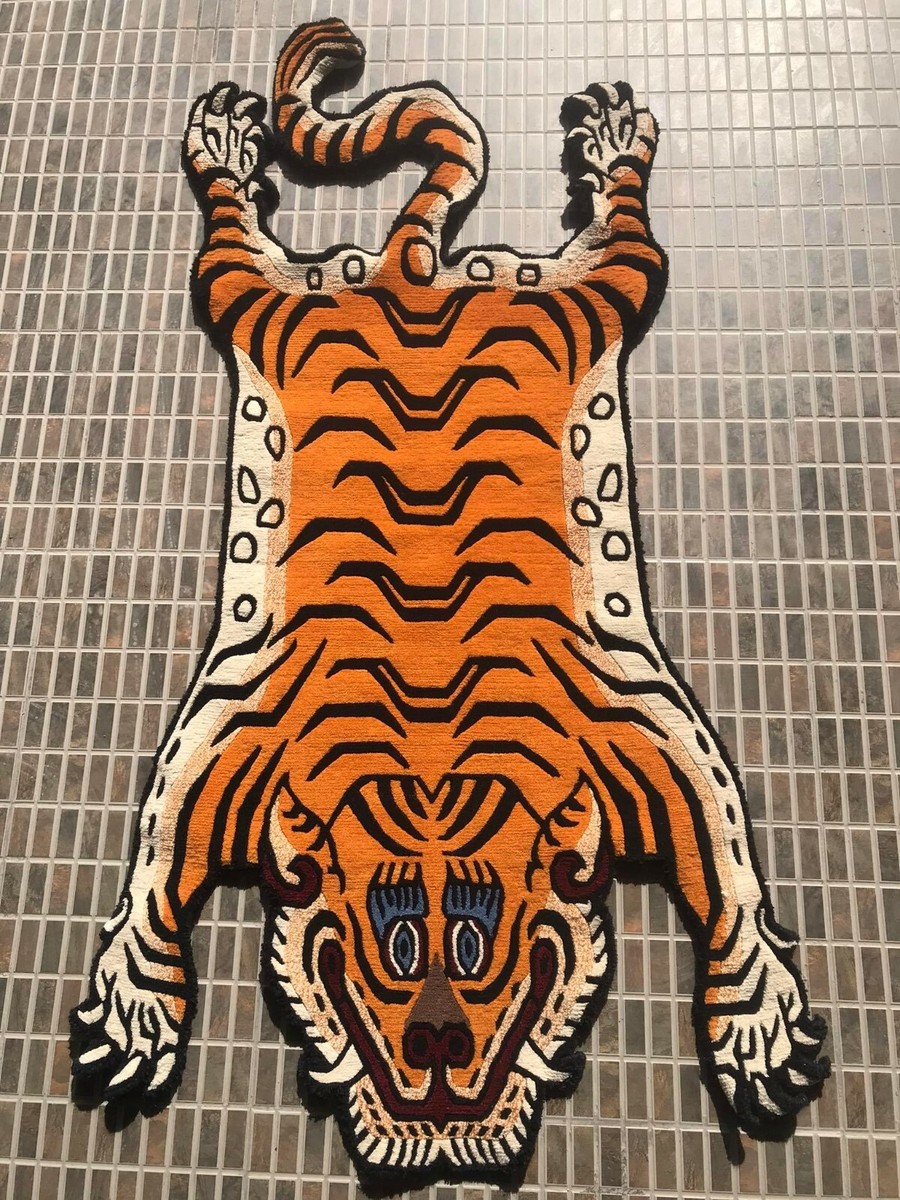 Hand knotted Tibetan Tiger medium skin Rug ( 70 cm × 140 cm ) | eBay