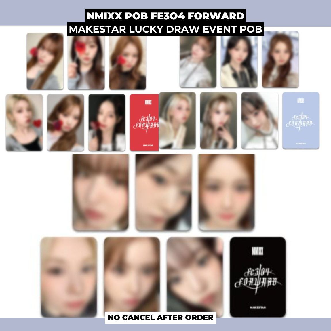 NMIXX MAKESTAR FANSIGN FANCALL VIDEO FE3O4 FORWARD LUCKY DRAW