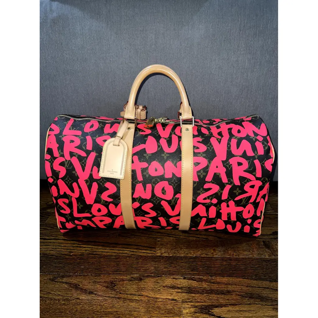 Louis Vuitton Keepall 50 Stephen Sprouse Graffiti Pink Jacobs