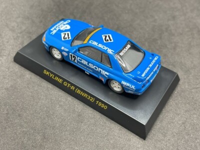 Kyosho 1/64 NISSAN Calsonic Skyline GT-R R32 BNR32 1990 diecast