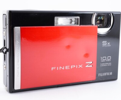 FUJIFILM FinePix Z200FD Digital Camera Red Black Tested | eBay