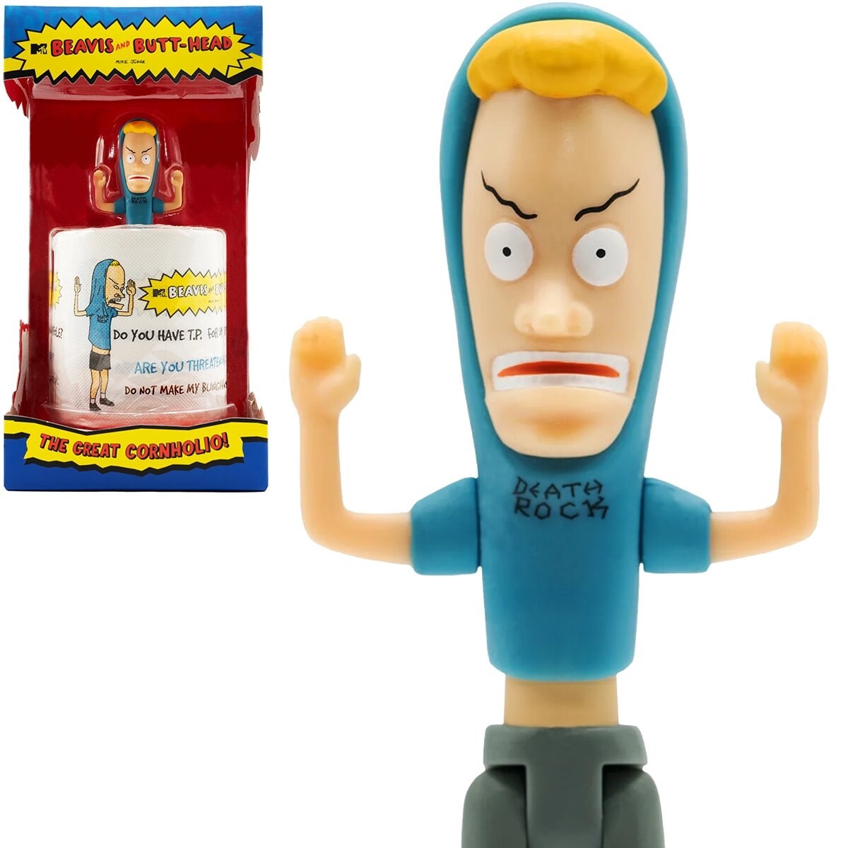 SDCC Excl • Super7 • BEAVIS and BUTTHEAD • CORNHOLIO w/TP Box | eBay