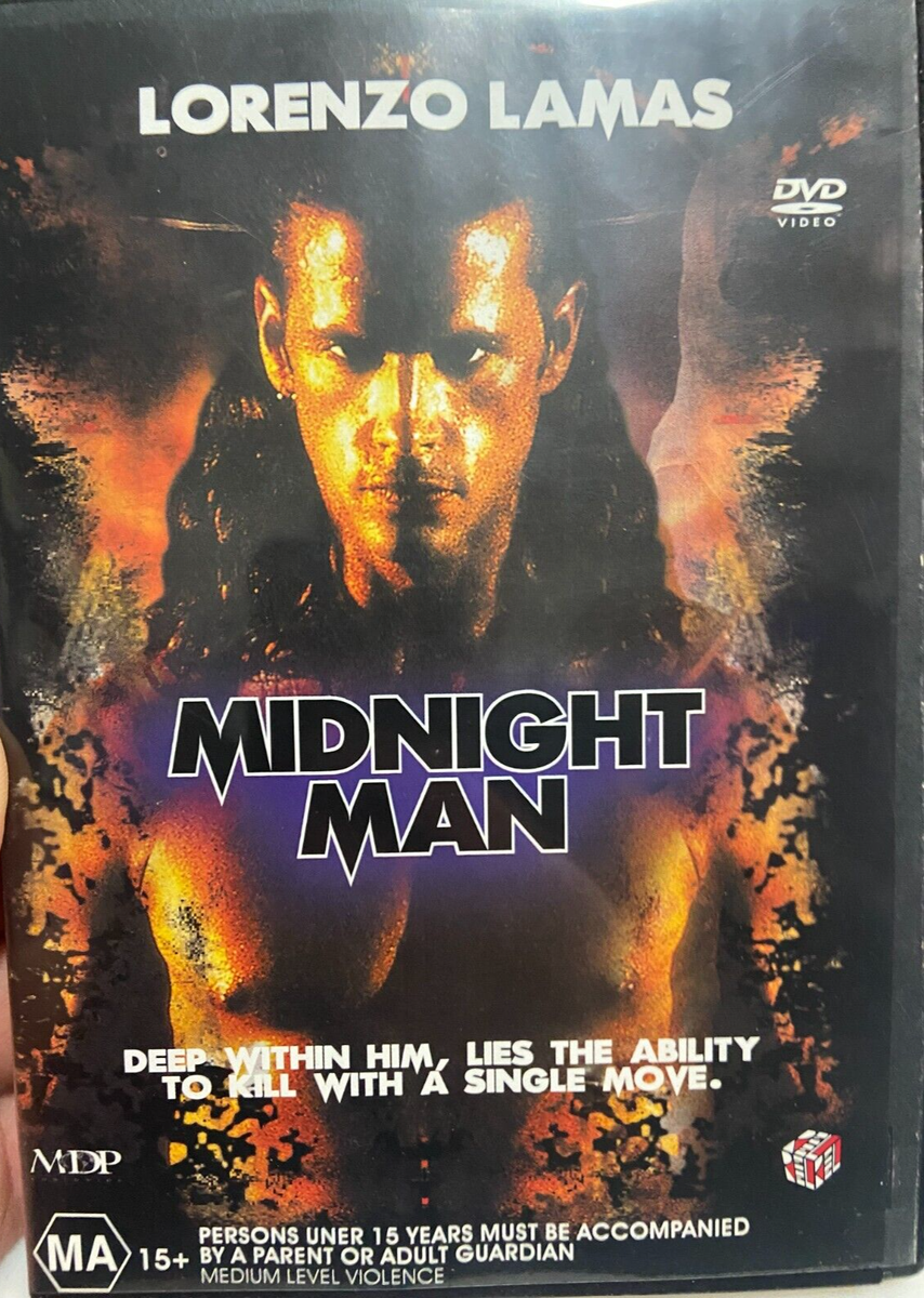 Midnight Man region 4 DVD (1995 Lorenzo Lamas martial arts action