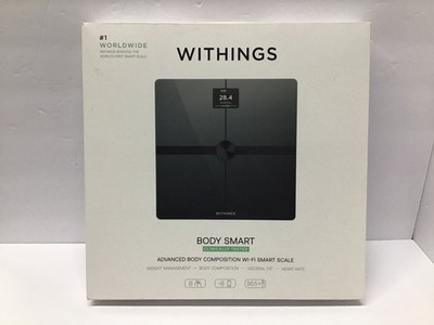 Withings Smart Body Scale WBS13 Black WIFI WBS13-BLACK | eBay