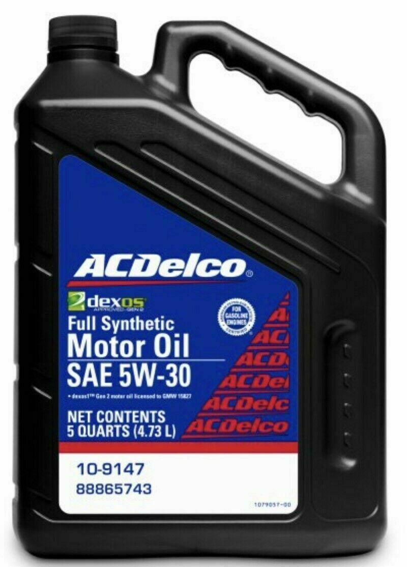 ACDelco SAE 5W-30 Full Synthetic Motor Oil 5 Qts | 10-9147 10-9330