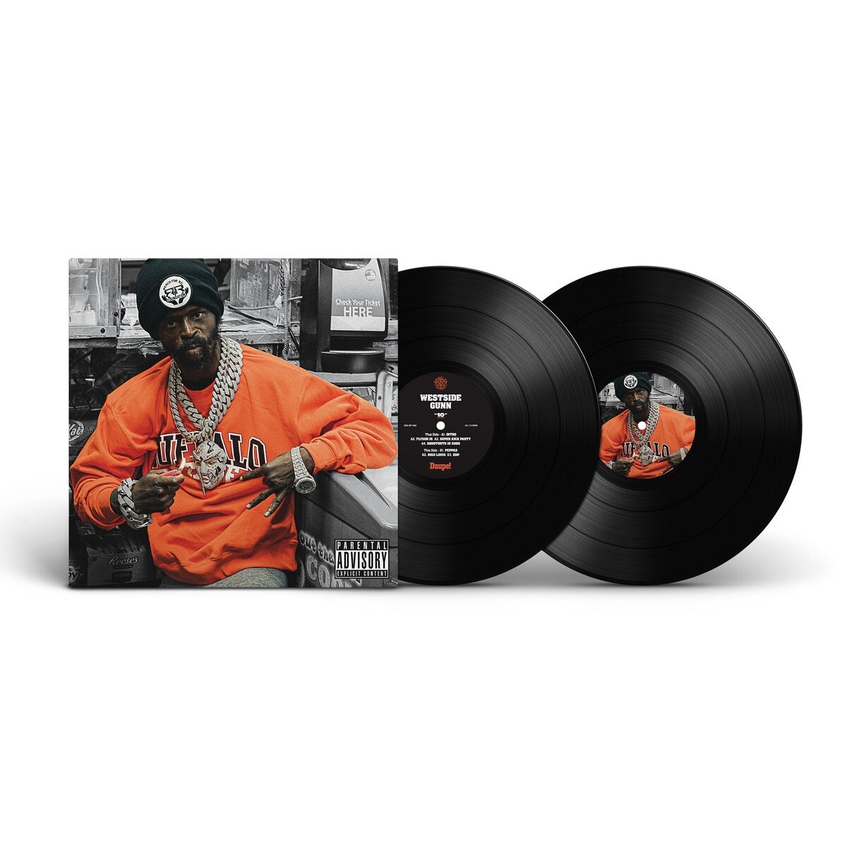 Westside Gunn “10” Double Black Vinyl 2-LP Daupe! Griselda #/1500