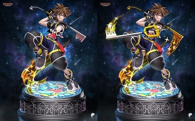 Sora Resin Kit 1/6 Scale Unpainted Figure Kingdom Hearts Keyblade