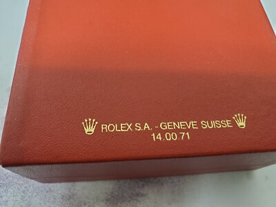 ROLEX: Red, Leather & Logo Watch Case/Box Set | eBay