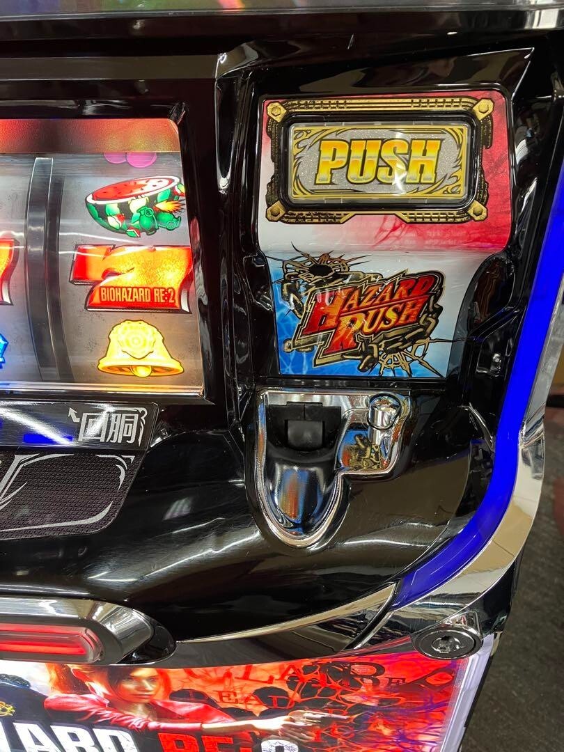 BIOHAZARD RE 2 Pachi-slo Japanese Slot Machine Resident Evil Coin