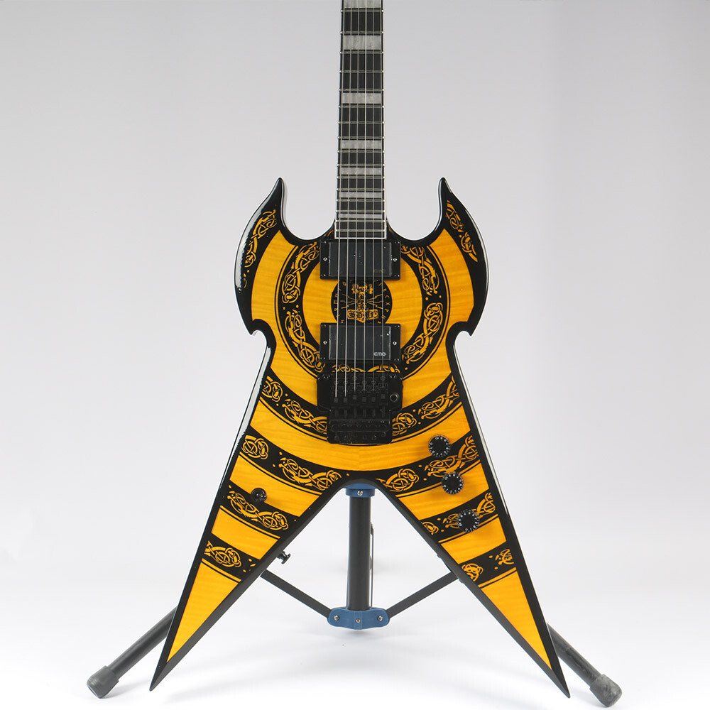 Warhammer ZV Norse Dragon Zakk Wylde Electric Guitar Flamed Maple