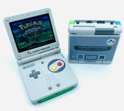 Gameboy Advance SP system GBA SP Ips V2 Backlit Screen super