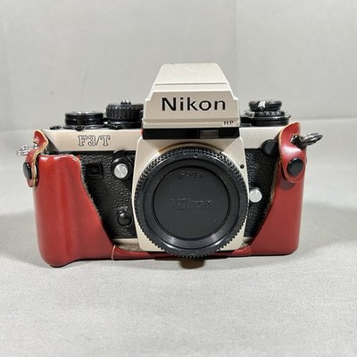 Nikon F3/T Titan HP (DE-4) Champagne Silver 35mm SLR Film Camera