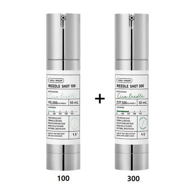 VT Reedle Shot Set (100 & 300) | 50ml Each | Microneedling Serum