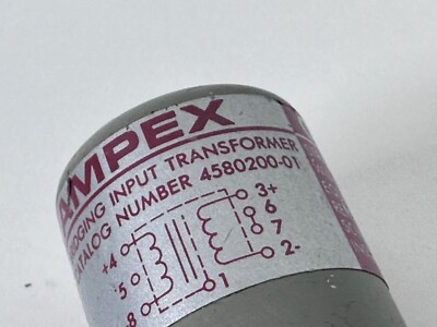 AMPEX 4580200-01 Matching Input Transformer 440 Tape Recorder | eBay