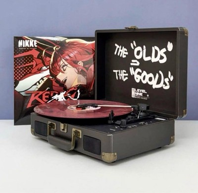 NIKKE 2.5th Anniversary Record Player Set Korea Popup Limited New