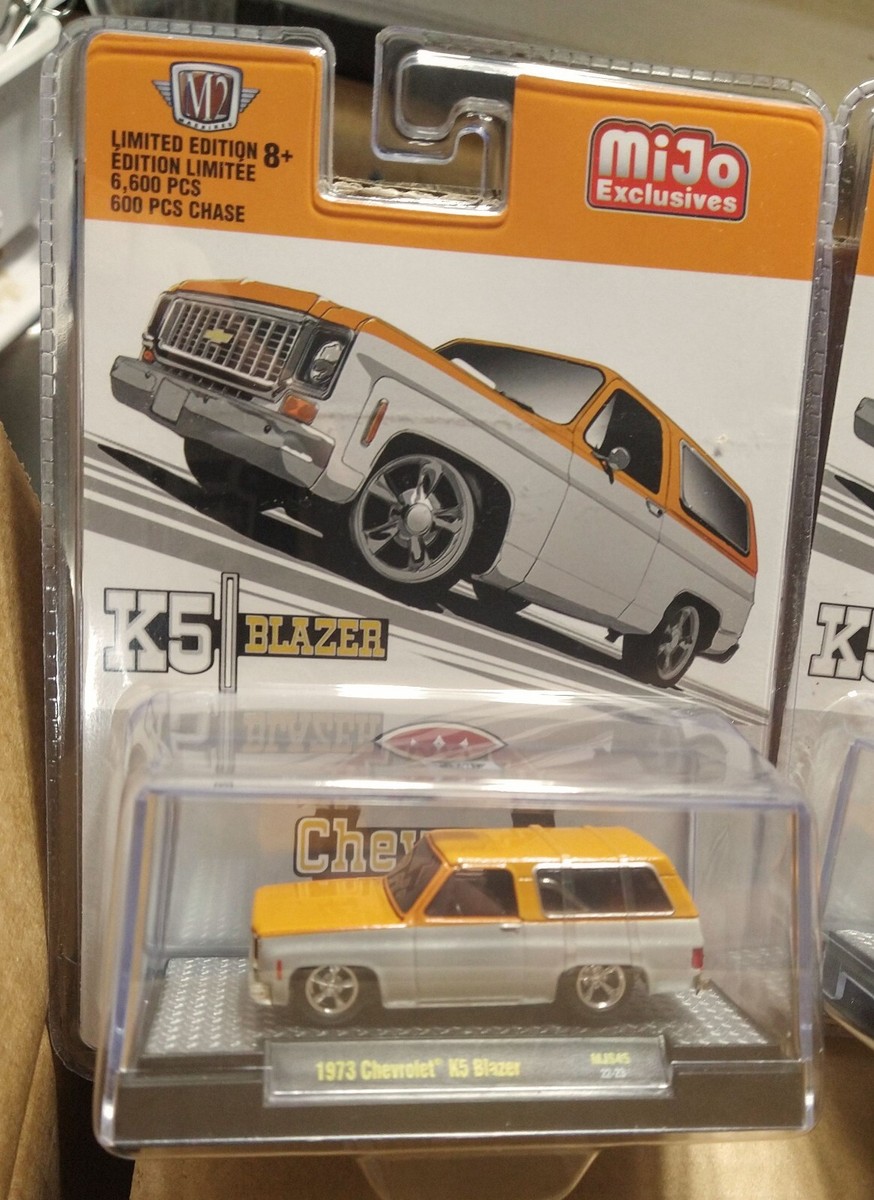 1973 CHEVROLET BLAZER K5 M2 MACHINES MIJO EXCLUSIVE 1.64 orange