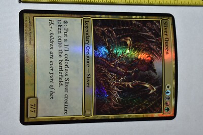 1x Oversized Sliver Queen Foil English Commanders Arsenal in