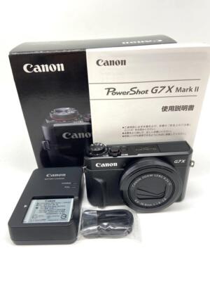 Canon PowerShot G7X Mark II 2 Compact Digital Camera Black in Box