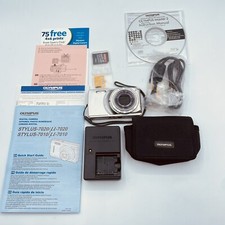 Olympus Stylus 7010 12.0MP Digital Camera - Silver for sale online