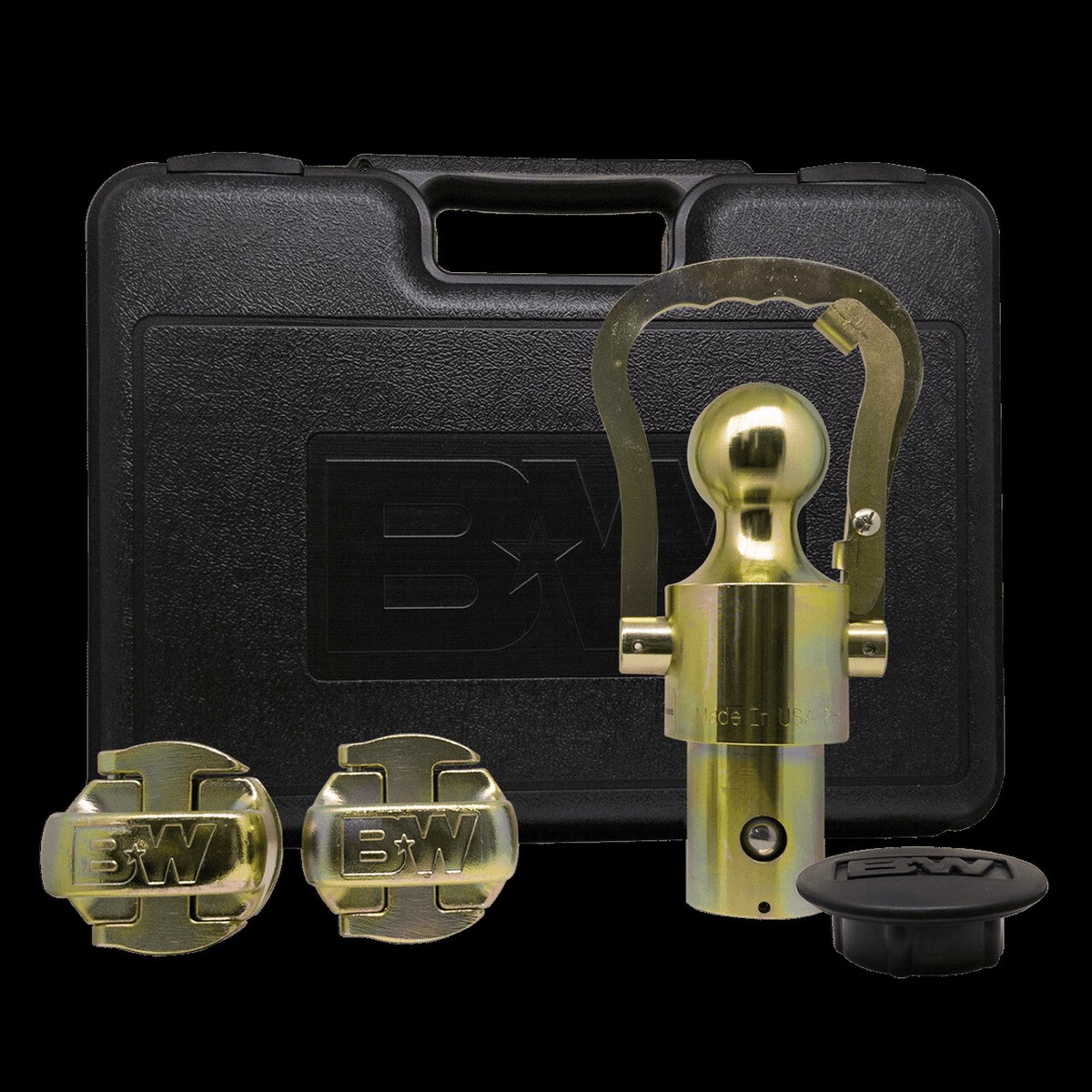 B&W Gooseneck Trailer Hitch Ball & Safety Chain Kit fits GM Ford