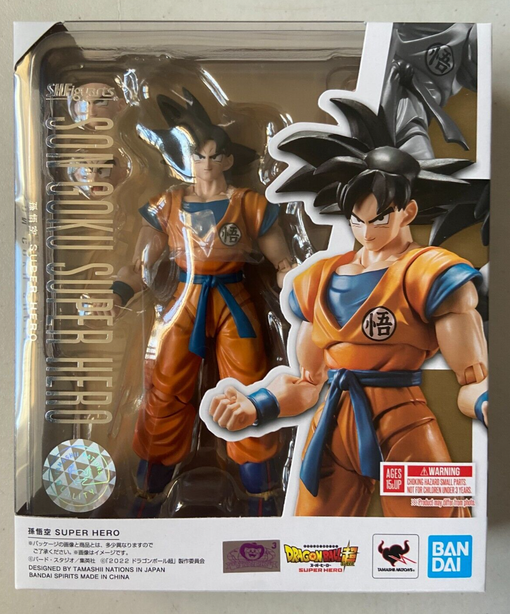 Dragon Ball Z SH Figuarts Son Goku Super Hero Figure NEW